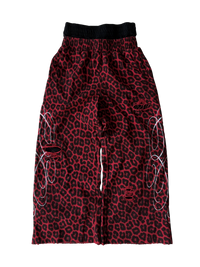 "signature" sweats red cheetah